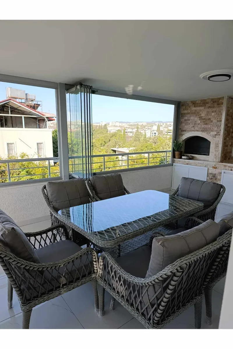 Garden Table & Chairs Set Atelier Del Sofa - Hagemøbler - Hagegruppe - Spisegrupper hage