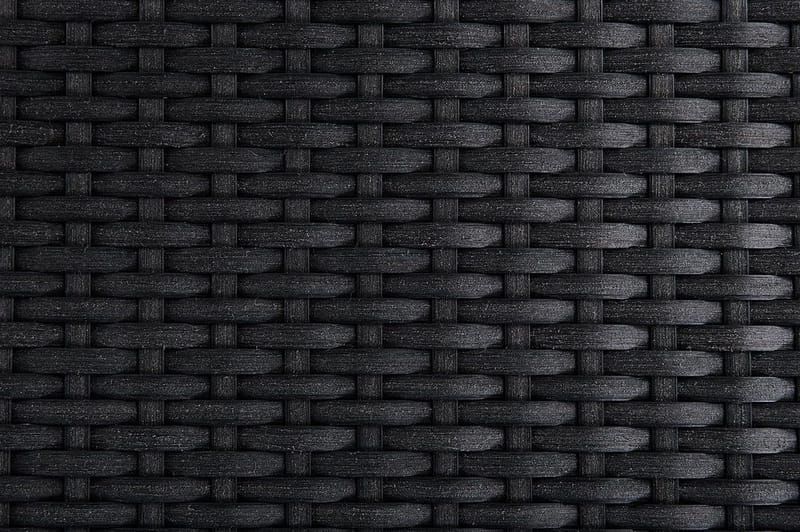 Grosseto Hagegruppe Med Bord + 6 Stoler - Svart - Hagemøbler - Hagegruppe - Spisegrupper hage