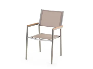 Grosseto Hagegruppe Med Bord + Stoler 6 stk - Beige - Hagemøbler - Hagegruppe - Spisegrupper hage