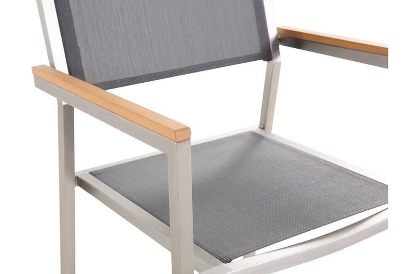 Grosseto Hagemøbel 1 Bord + 6 Stoler - Svart - Hagemøbler - Hagegruppe - Spisegrupper hage