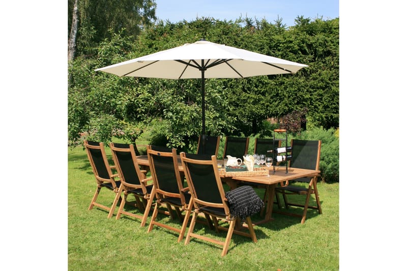 Haegruppe FREMTID bord og 6 stoler - Hagemøbler - Hagegruppe - Spisegrupper hage