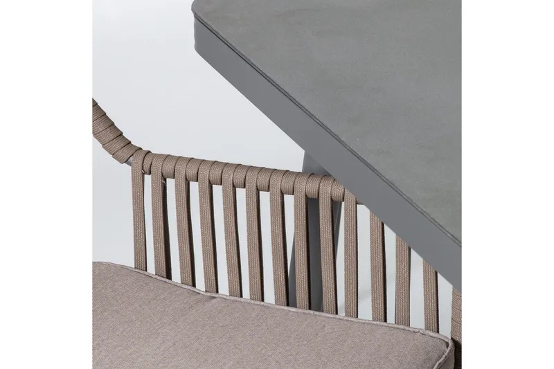 Hagegruppe ANDROS bord og 6 stoler 180x90xH75cm - Hagemøbler - Hagegruppe - Spisegrupper hage