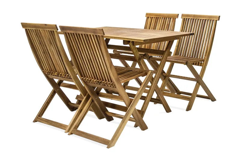 Hagegruppe FINLAY bord og 4 stoler 110x75xH72cm, undefined
