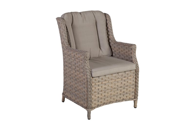 Hagegruppe PACIFIC med 4 stoler D120xH75cm - Hagemøbler - Hagegruppe - Spisegrupper hage