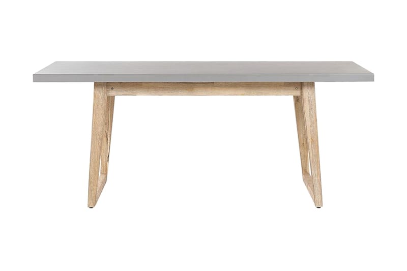 Hagemøbelsett av bord og 2 benker grå ORIA - Grå - Hagemøbler - Hagegruppe - Spisegrupper hage