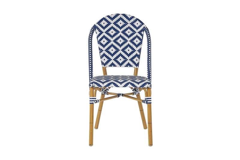 Hagemøbelsett av bord og 4 Stoler RIFREDDO - Blå - Hagemøbler - Hagegruppe - Spisegrupper hage