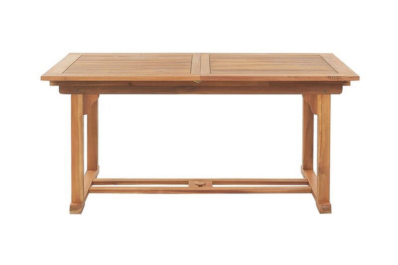 Hagemøbelsett av bord og 6 stk Stoler JAVA - Tre/natur - Hagemøbler - Hagegruppe - Spisegrupper hage