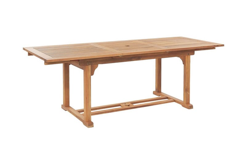 Hagemøbelsett av bord og 6 stk Stoler JAVA - Tre/natur - Hagemøbler - Hagegruppe - Spisegrupper hage