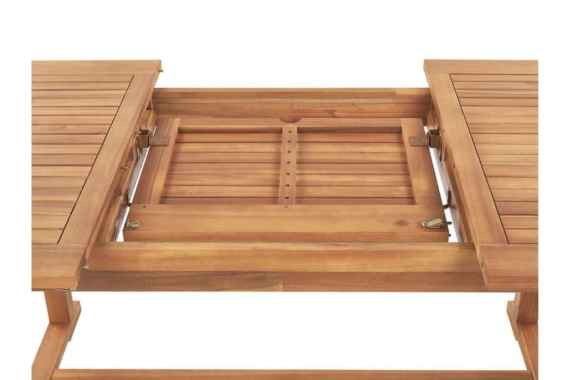 Hagemøbelsett av bord og 6 stk Stoler JAVA - Tre/natur - Hagemøbler - Hagegruppe - Spisegrupper hage