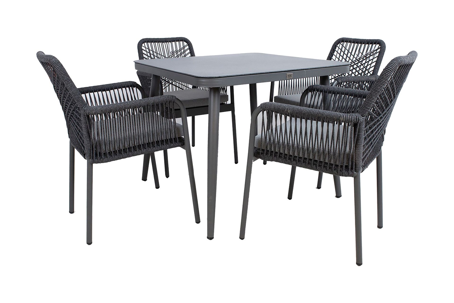 Hela Spisegruppe med 4 Stoler -