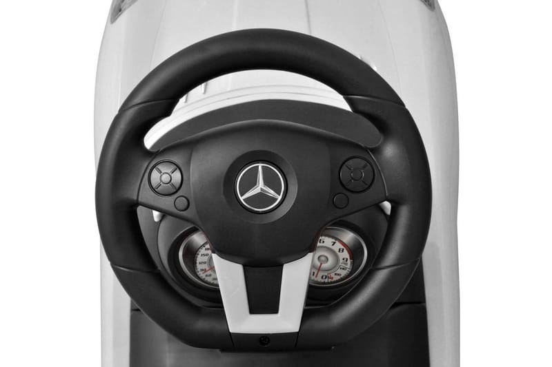 Hvit Mercedes Benz Barnebil - Hagemøbler - Hagegruppe - Spisegrupper hage