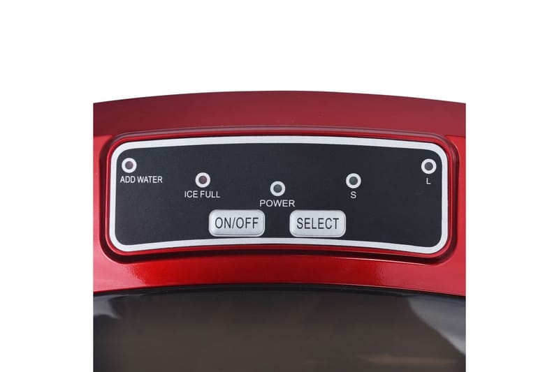 Isbitmaskin 2,4 L 15 kg/24 t rød - Rød - Hagemøbler - Hagegruppe - Spisegrupper hage