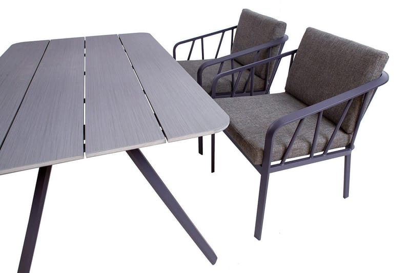 Kahla Hagesett Grå - Hagemøbler - Hagegruppe - Spisegrupper hage