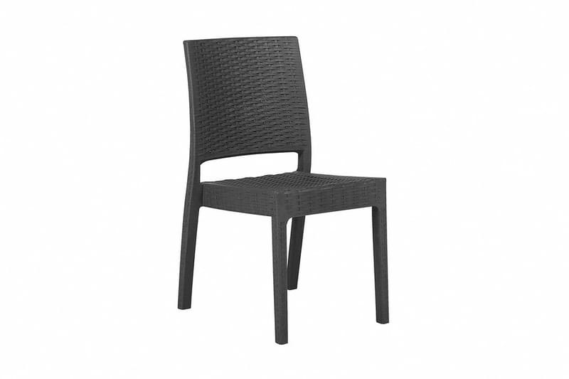 Knockytoul Hagemøbler Sett med 4 Stoler - Grå - Hagemøbler - Hagegruppe - Spisegrupper hage