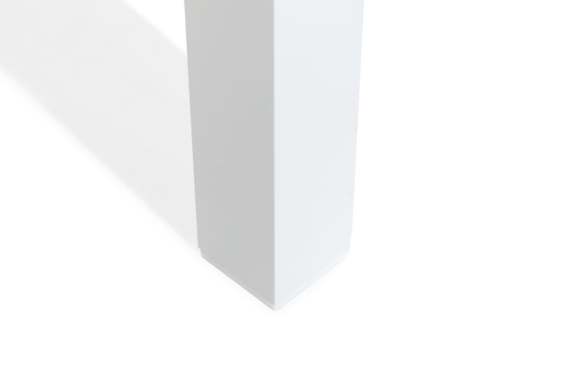 Las Vegas Spisegruppe 100x220-280+6 Stolar +Pute - Hvit/Teak/Offwhite - Hagemøbler - Hagegruppe - Spisegrupper hage