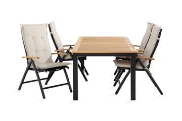 Las Vegas Spisegruppe 152-210x90 + 4 Stoler m Pute