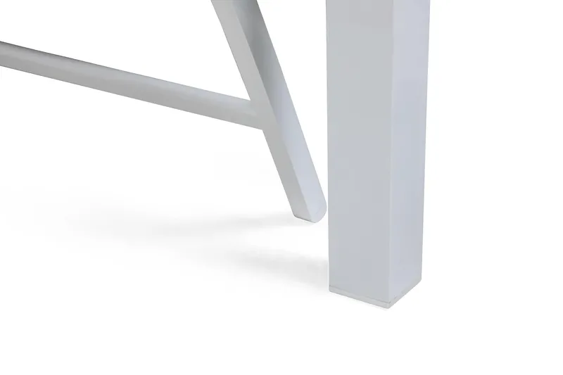 Las Vegas Spisegruppe 220-280+8 Posisjonsstoler Lyx - Hvit/Teak - Hagemøbler - Hagegruppe - Spisegrupper hage