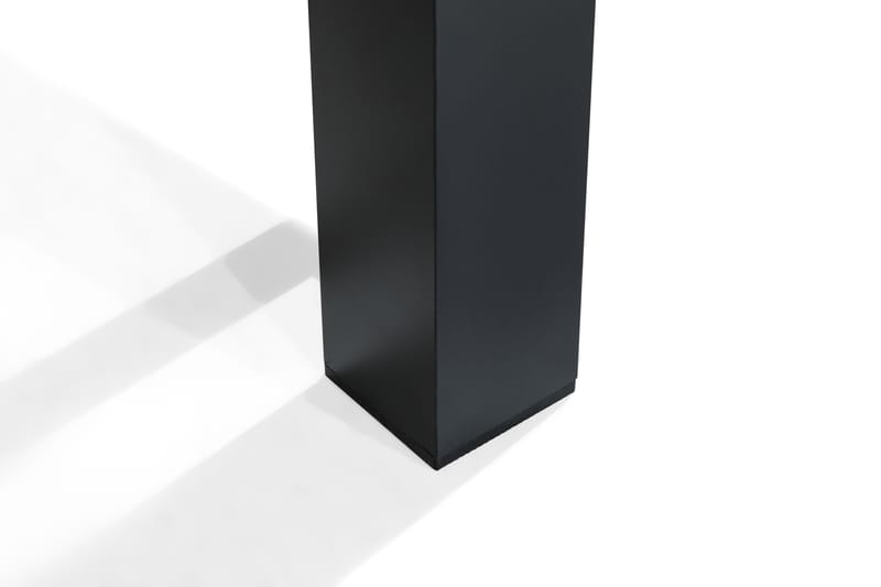 Las Vegas Spisegruppe 220-280x100 + 8 Stoler m Pute - Svart/Teak - Hagemøbler - Hagegruppe - Spisegrupper hage