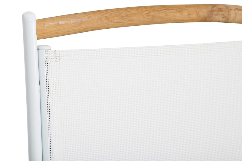 Las Vegas Spisegruppe 220-280x100+8 Las Vegas Lyx Stol Pute - Hvit/Teak/Svart - Hagemøbler - Hagegruppe - Spisegrupper hage