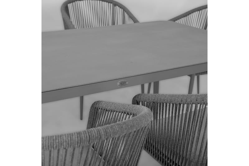 Møbelsett ECCO med 6 Stoler Aluminiumsramme - Hagemøbler - Hagegruppe - Spisegrupper hage