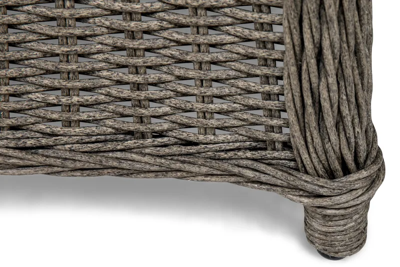 Marcus Spisegruppe 200 + 4 Lenestoler m Pute - Grå - Hagemøbler - Hagegruppe - Spisegrupper hage