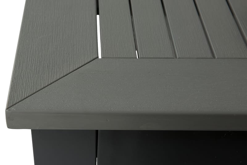 Monaco Spisegruppe 152-210+4 Jenny Regulerbare Stoler - Svart - Hagemøbler - Hagegruppe - Spisegrupper hage