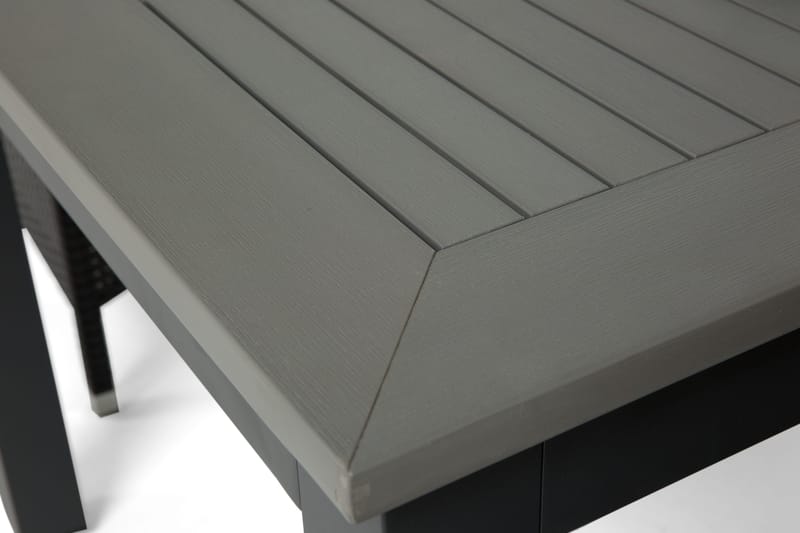 Monaco Spisegruppe 152-210+4 Thor Lyx Stoler - Svart - Hagemøbler - Hagegruppe - Spisegrupper hage