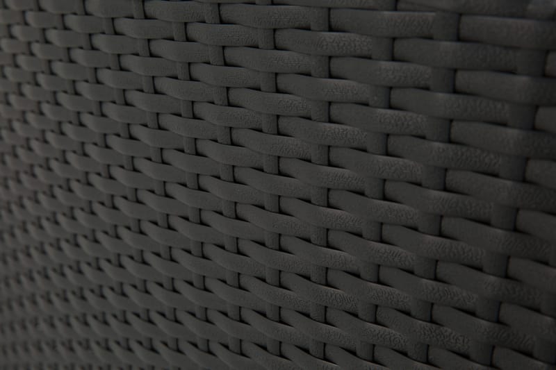 Monaco Spisegruppe 152-210+4 Thor Lyx Stoler - Svart - Hagemøbler - Hagegruppe - Spisegrupper hage