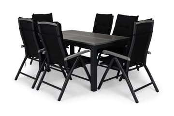 Monaco Spisegruppe 152-210x90+6 Monaco Posisjonsstol m Pute