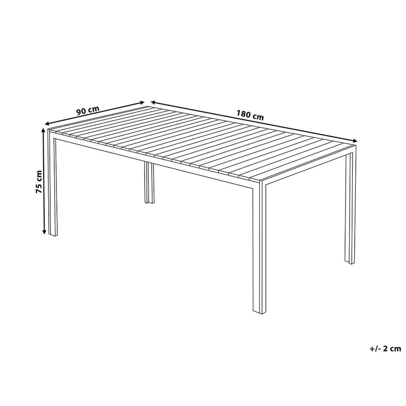 Nardo Spisegruppe - Tre / Natur - Hagemøbler - Hagegruppe - Spisegrupper hage