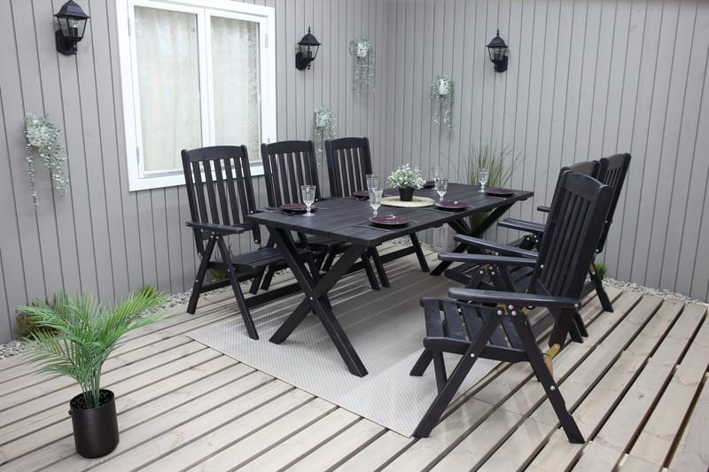 Oliver Spisegruppe - Mocca - Hagemøbler - Hagegruppe - Spisegrupper hage