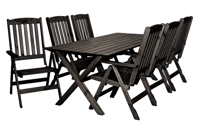 Oliver Spisegruppe - Mocca - Hagemøbler - Hagegruppe - Spisegrupper hage