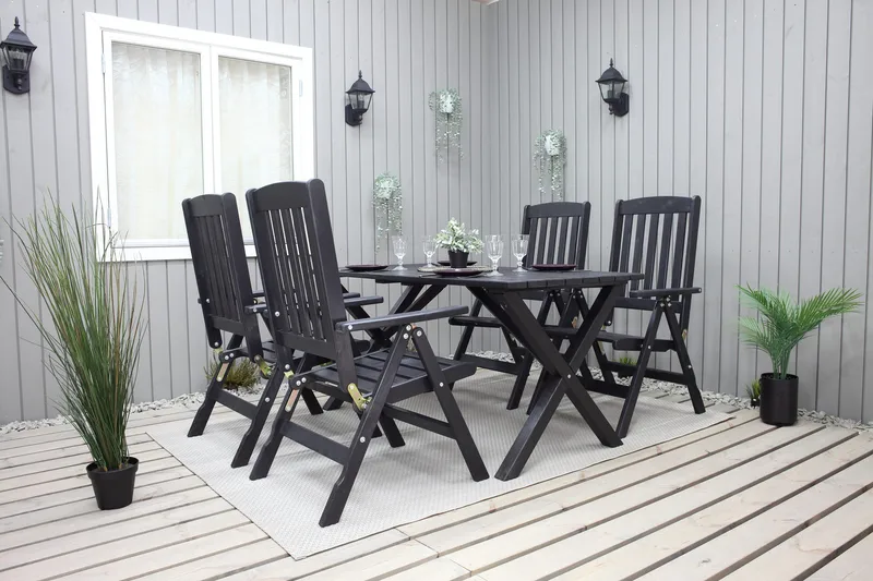 Oliver Spisegruppe - Mocca - Hagemøbler - Hagegruppe - Spisegrupper hage