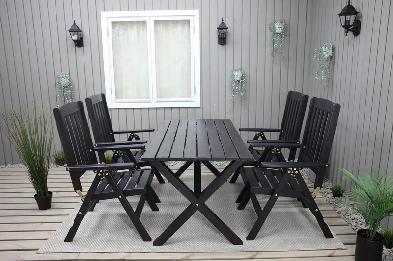 Oliver Spisegruppe - Mocca - Hagemøbler - Hagegruppe - Spisegrupper hage