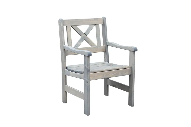 Olivo Spisegruppe + 2 Stoler + Benk - Grå - Hagemøbler - Hagegruppe - Spisegrupper hage