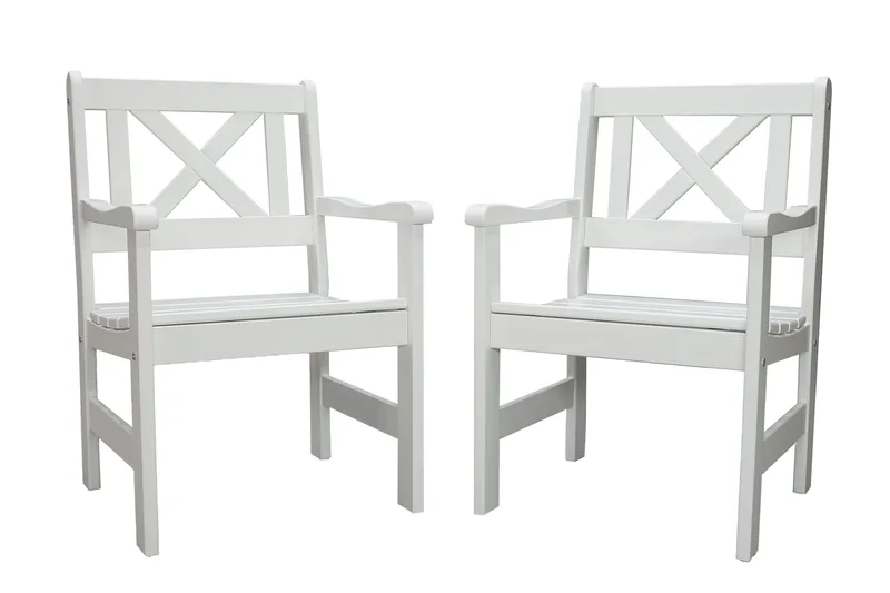 Olivo Spisegruppe - Hvit - Hagemøbler - Hagegruppe - Spisegrupper hage