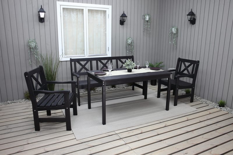Olivo Spisegruppe - Kaffesvart - Hagemøbler - Hagegruppe - Spisegrupper hage