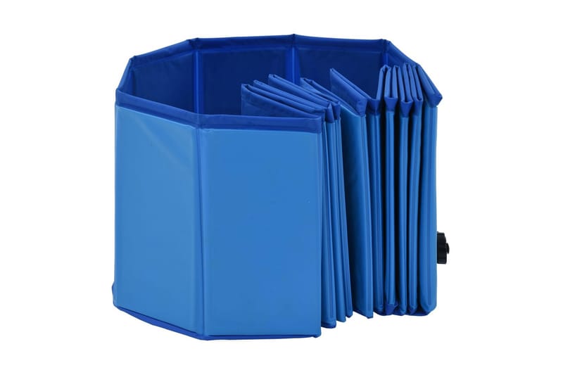 Sammenleggbart hundebasseng blå 120x30 cm PVC - Hagemøbler - Hagegruppe - Spisegrupper hage