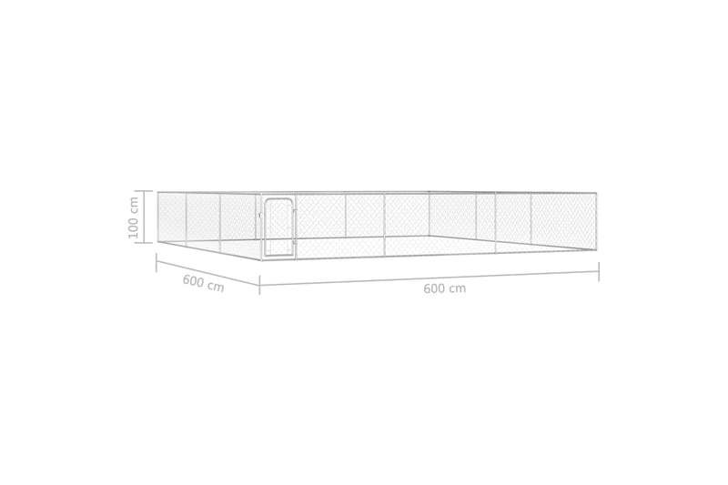 Sammenleggbart hundebasseng rød 120x30 cm PVC - Hagemøbler - Hagegruppe - Spisegrupper hage