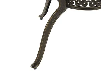Scario Spisegruppe 100 cm + 4 Stoler - Brun - Hagemøbler - Hagegruppe - Spisegrupper hage