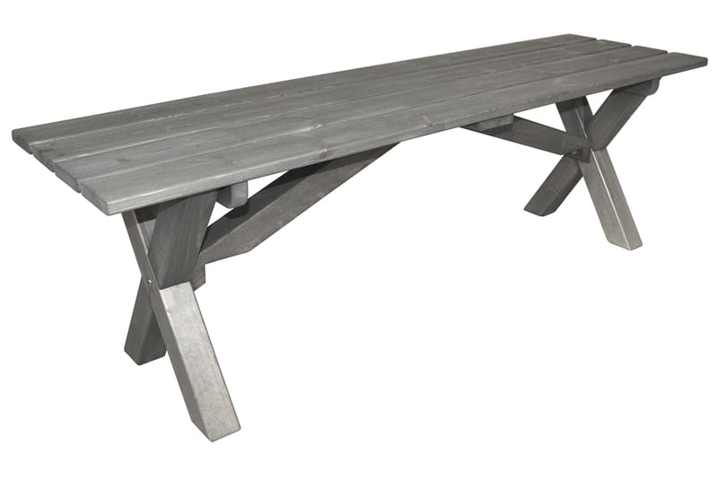 Scottsdale Spisegruppe 150 cm + 2 Solanum Stoler - Grå - Hagemøbler - Hagegruppe - Spisegrupper hage