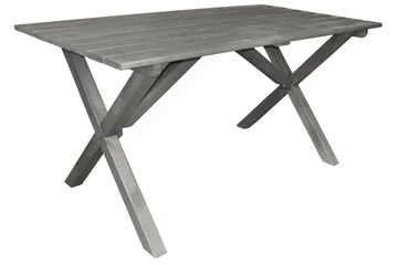 Scottsdale Spisegruppe 150 cm + 2 Solanum Stoler - Grå - Hagemøbler - Hagegruppe - Spisegrupper hage