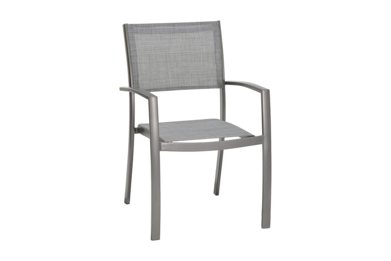 Solana Spisegruppe 160 cm + 4 Stoler - Grå - Hagemøbler - Hagegruppe - Spisegrupper hage