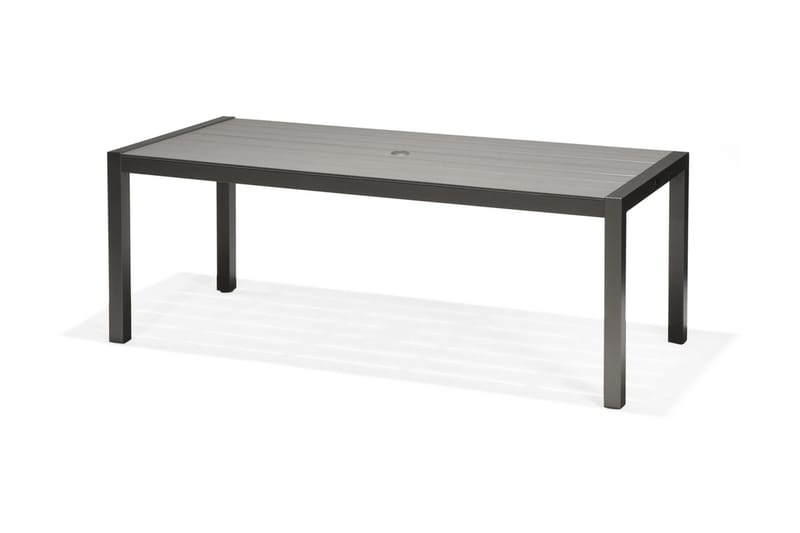 Solana Spisegruppe 201 cm + 6 Posisjonsstoler - Grå - Hagemøbler - Hagegruppe - Spisegrupper hage