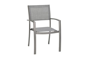 Solana Spisegruppe 88 cm + 4 Stoler - Grå - Hagemøbler - Hagegruppe - Spisegrupper hage