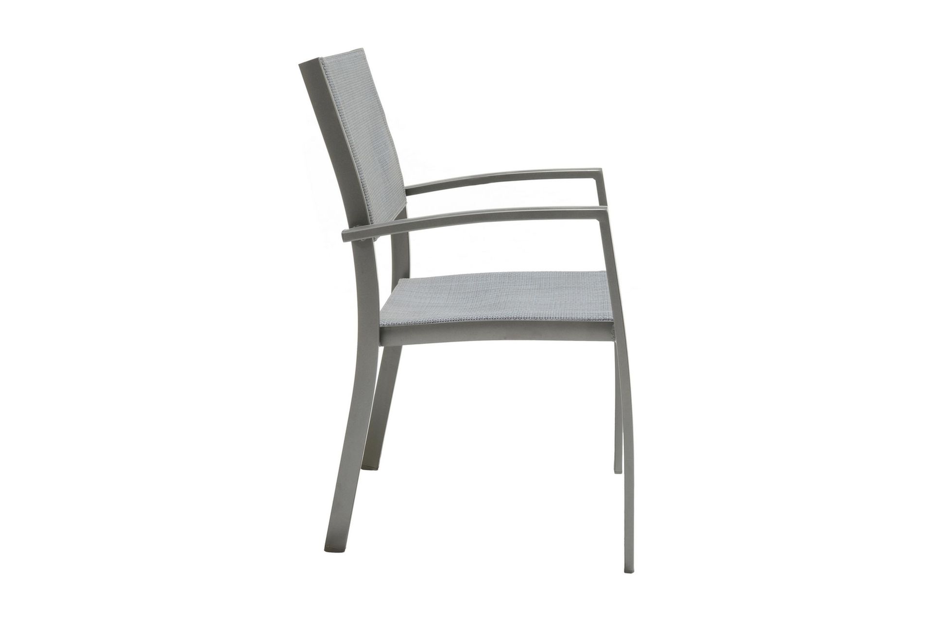 Solana Spisegruppe 88 cm + 4 Stoler - Grå - Hagemøbler - Hagegruppe - Spisegrupper hage