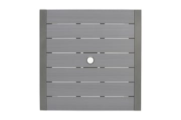 Solana Spisegruppe 88 cm + 4 Stoler - Grå - Hagemøbler - Hagegruppe - Spisegrupper hage