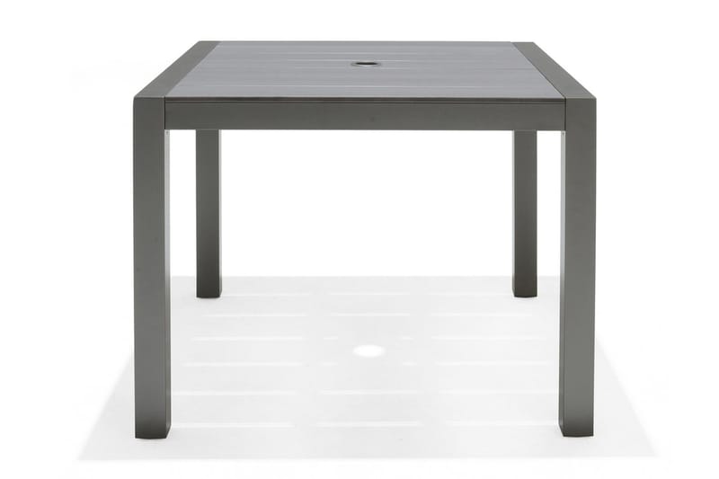 Solana Spisegruppe 88 cm + 4 Posisjonsstoler - Grå - Hagemøbler - Hagegruppe - Spisegrupper hage