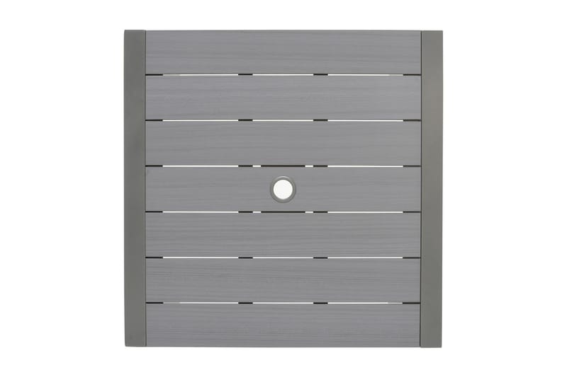 Solana Spisegruppe 88 cm + 4 Posisjonsstoler - Grå - Hagemøbler - Hagegruppe - Spisegrupper hage