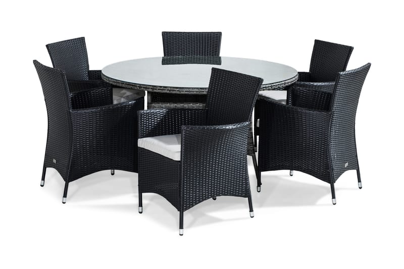 Thor Spisebord  med Lenestol 140 cm Rund, undefined